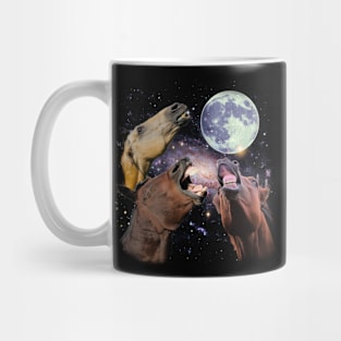 Saddle Up in Style Trendy Horse T-Shirts for Fashion Mavericks Mug